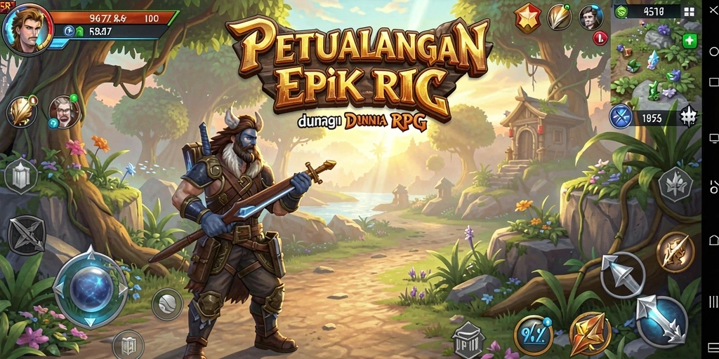 Gameplay RPG 5RT yang seru dan menantang.
