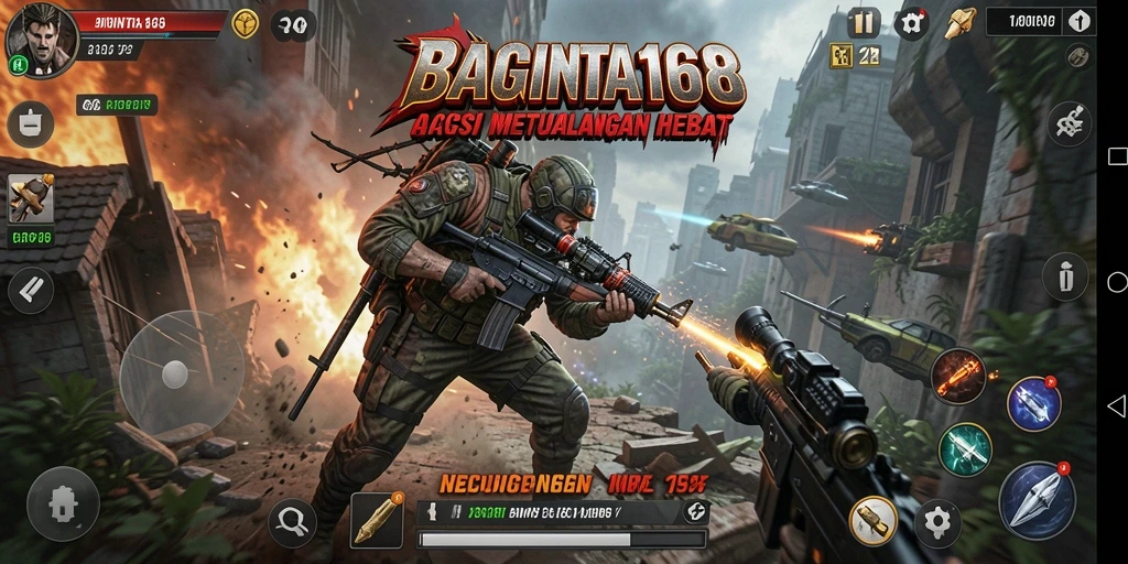 Screenshot menampilkan aksi seru dalam permainan BAGINTA168.
