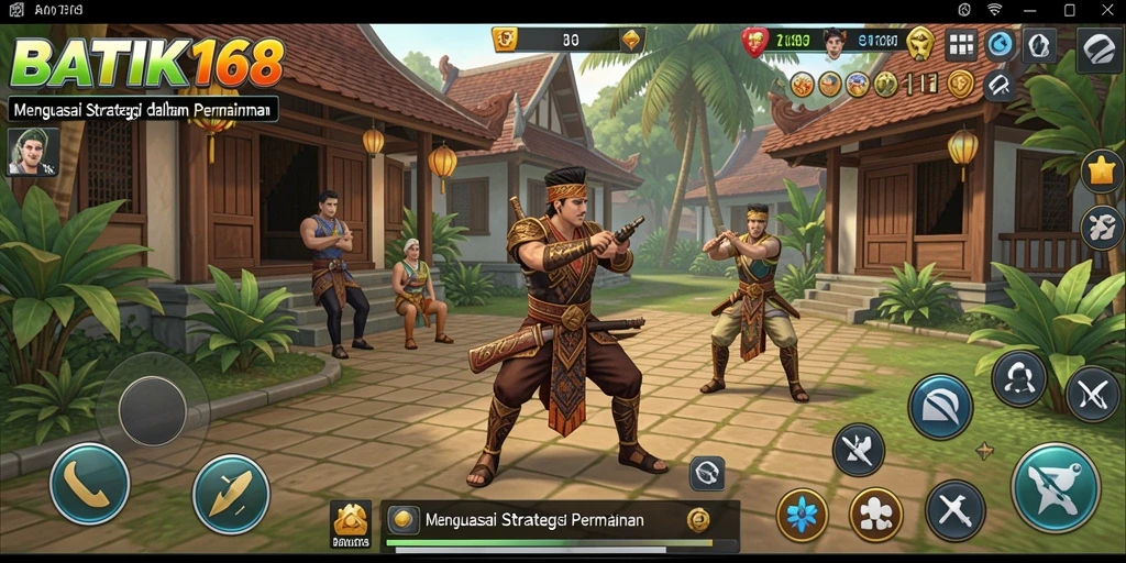 Tampilan gameplay strategis yang menarik di BATIK168.