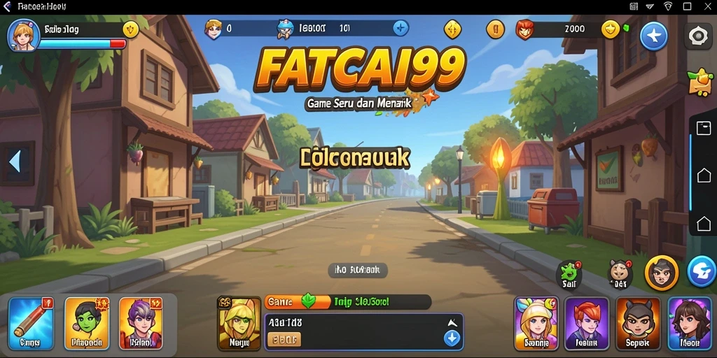 Tampilan gameplay <strong>FATCAI99</strong> yang mengasyikkan dan penuh warna.