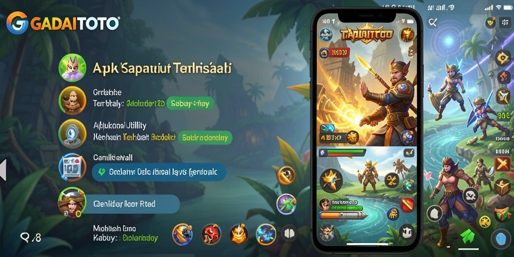 Tampilan utama GADAITOTO dengan fitur Utility yang lengkap.