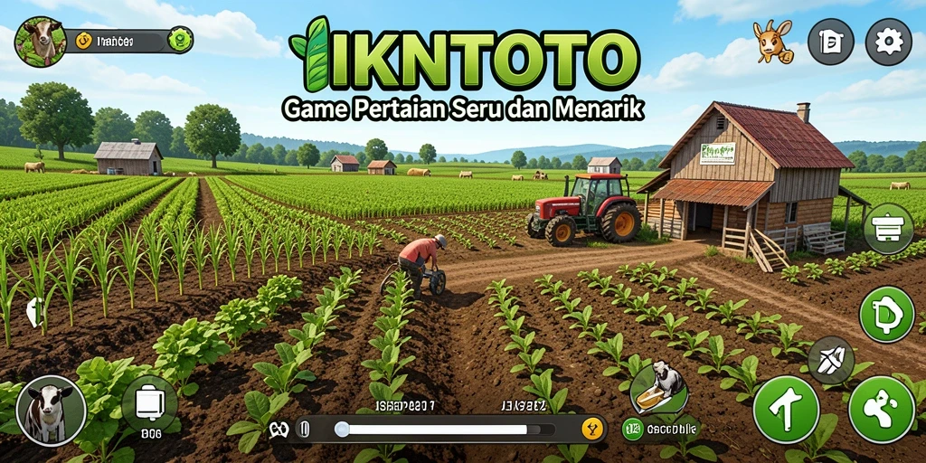 Gameplay menarik IKNTOTO dengan aktivitas bertani yang seru.