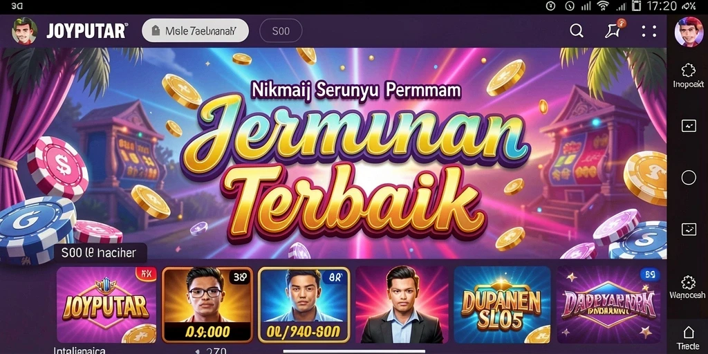 Screenshot gameplay Slot yang menampilkan kegembiraan dan kemenangan.