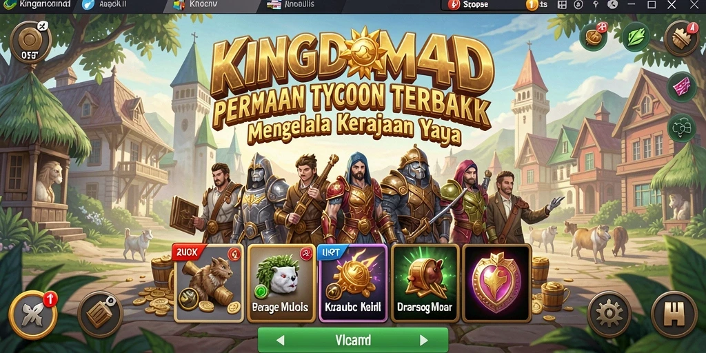 Tampilan gameplay KINGDOM4D yang mendebarkan dan interaktif.