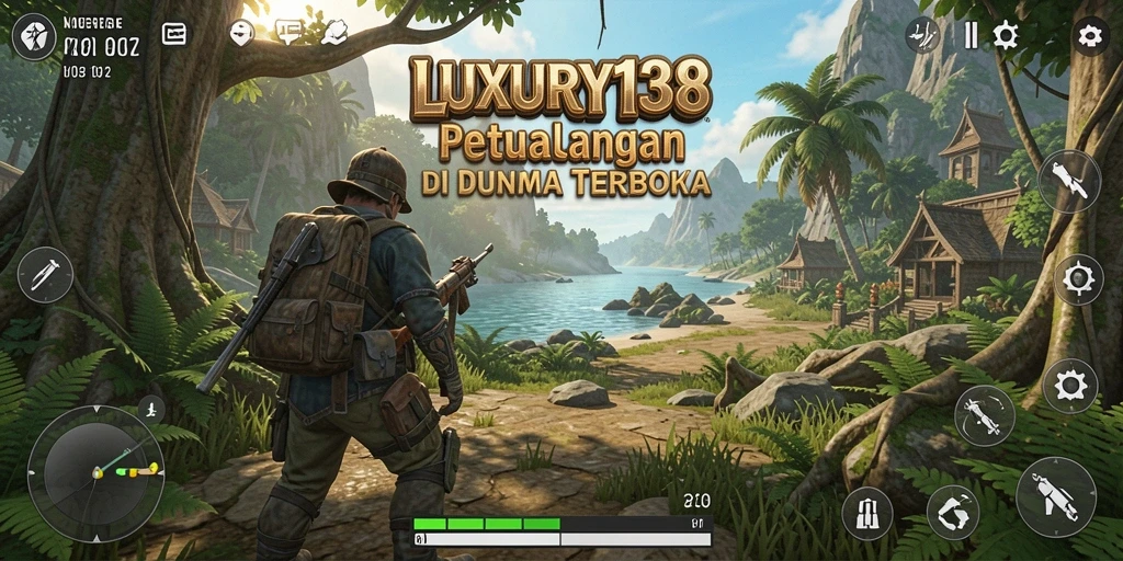 Tampilan gameplay LUXURY138 dengan pemandangan dunia terbuka yang menakjubkan.