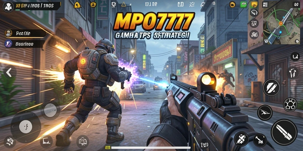 Screenshot MPO777 menampilkan aksi seru dalam pertempuran TPS.