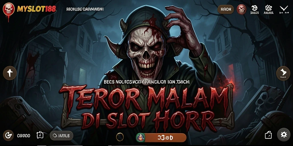 Screenshot gameplay MYSLOT188 yang menyeramkan dan mendebarkan.