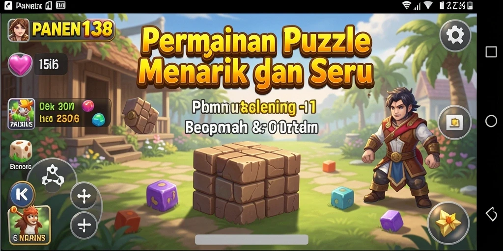 Tampilan gameplay seru dari PANEN138 dengan berbagai teka-teki menarik.