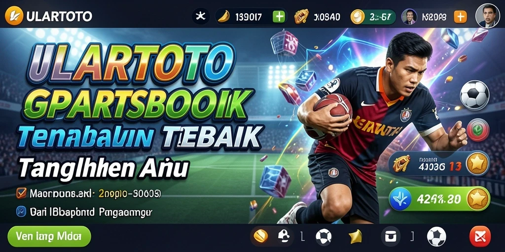 Tampilan layar ULARTOTO yang menampilkan fitur taruhan olahraga.