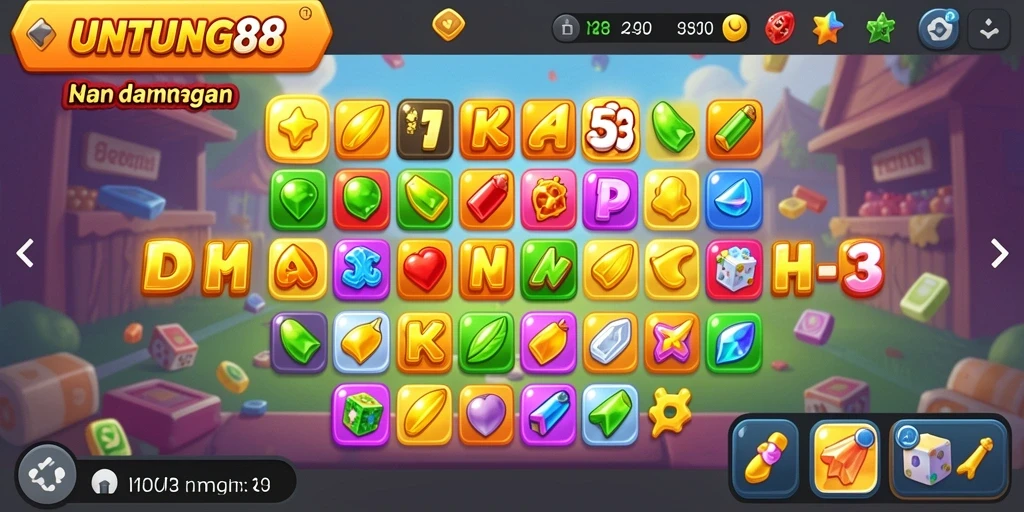 Gameplay seru dan penuh warna dalam UNTUNG88.