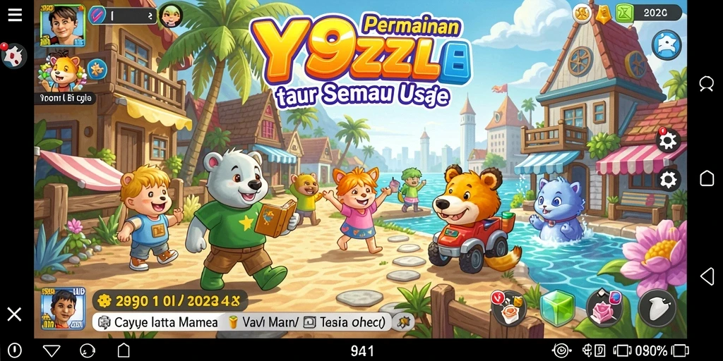Screenshot utama Y89 menampilkan gameplay Puzzle yang mendebarkan.
